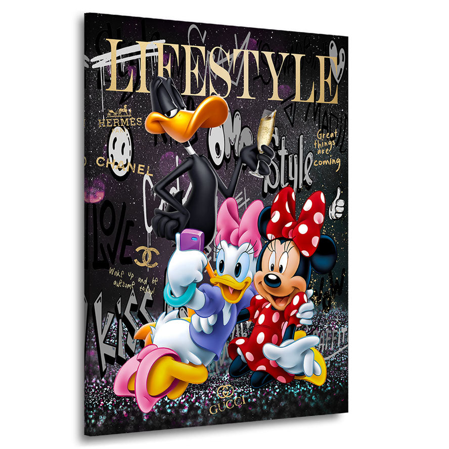 Leinwandbild Daisy & Minnie Lifestyle