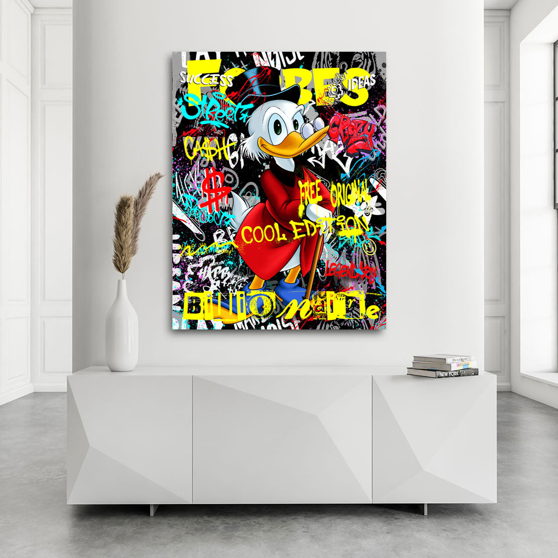 Pop Art Wandbild Dagobert Billionaire