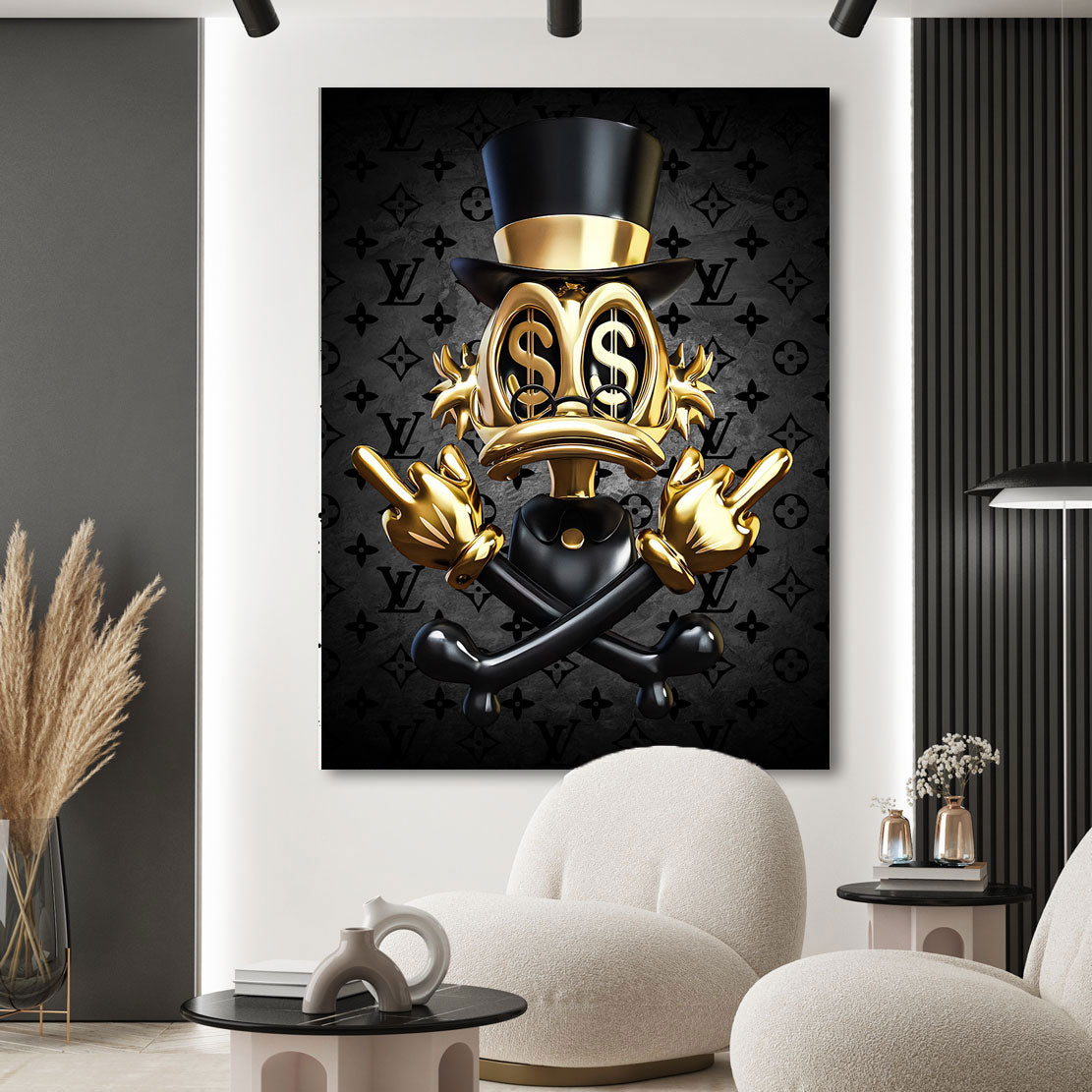 Wandbild Dagobert Totenkopf