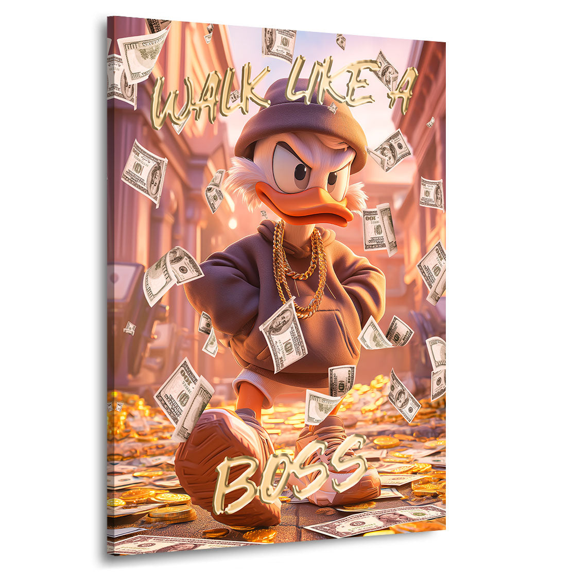 Dagobert Money Empire Wandbild