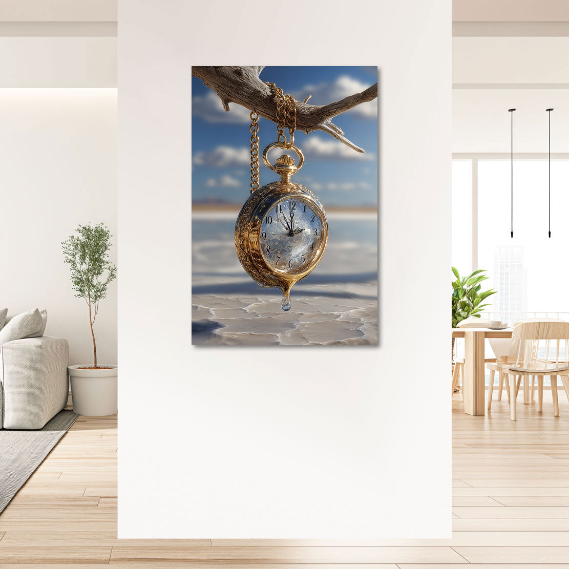 It's Time Dali Style Wandbild