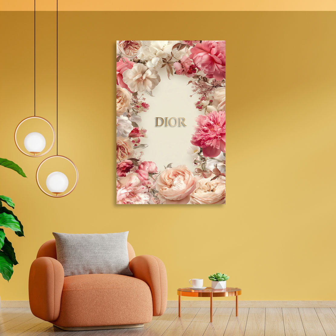 Dior Wandbild Floral Style