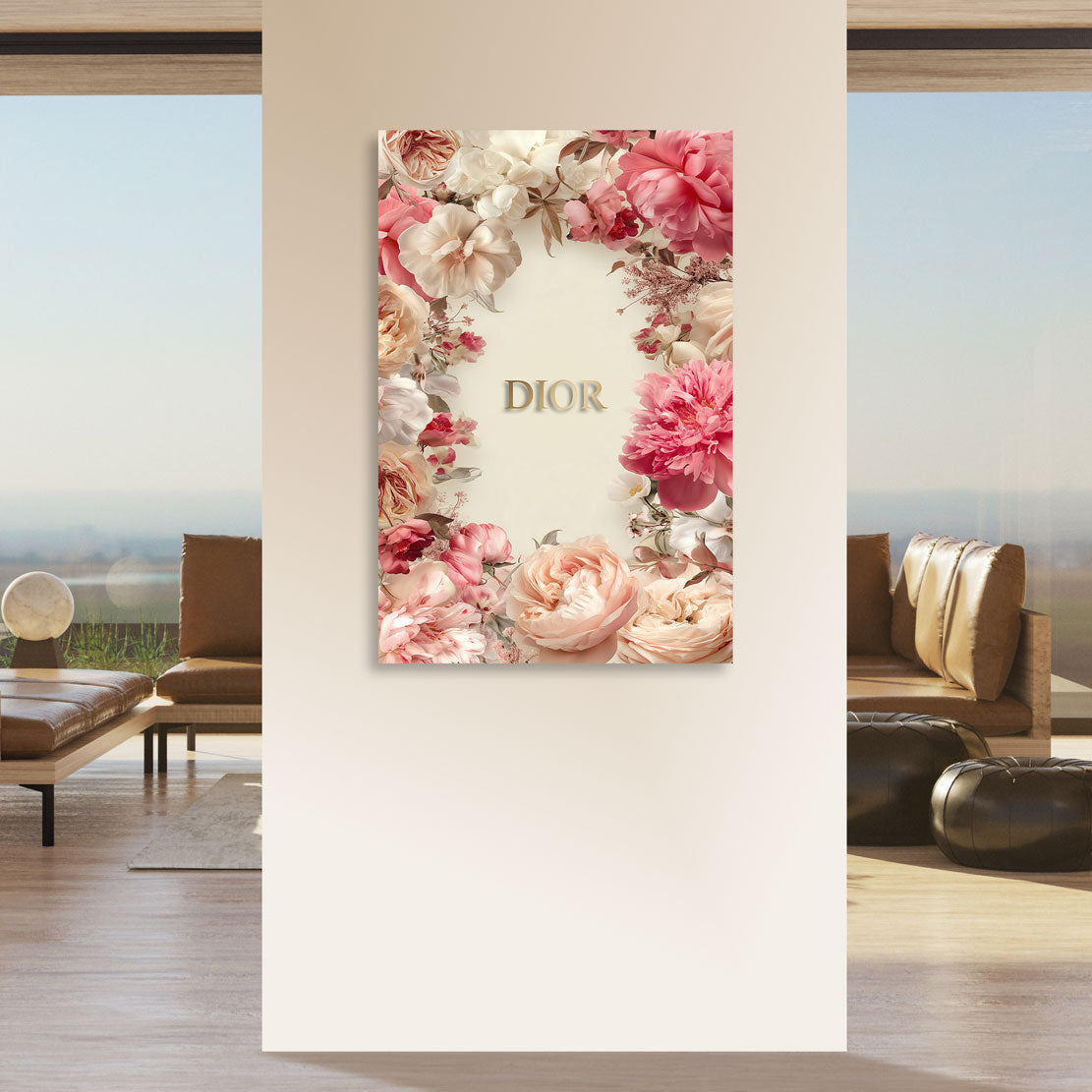 Dior Wandbild Floral Style