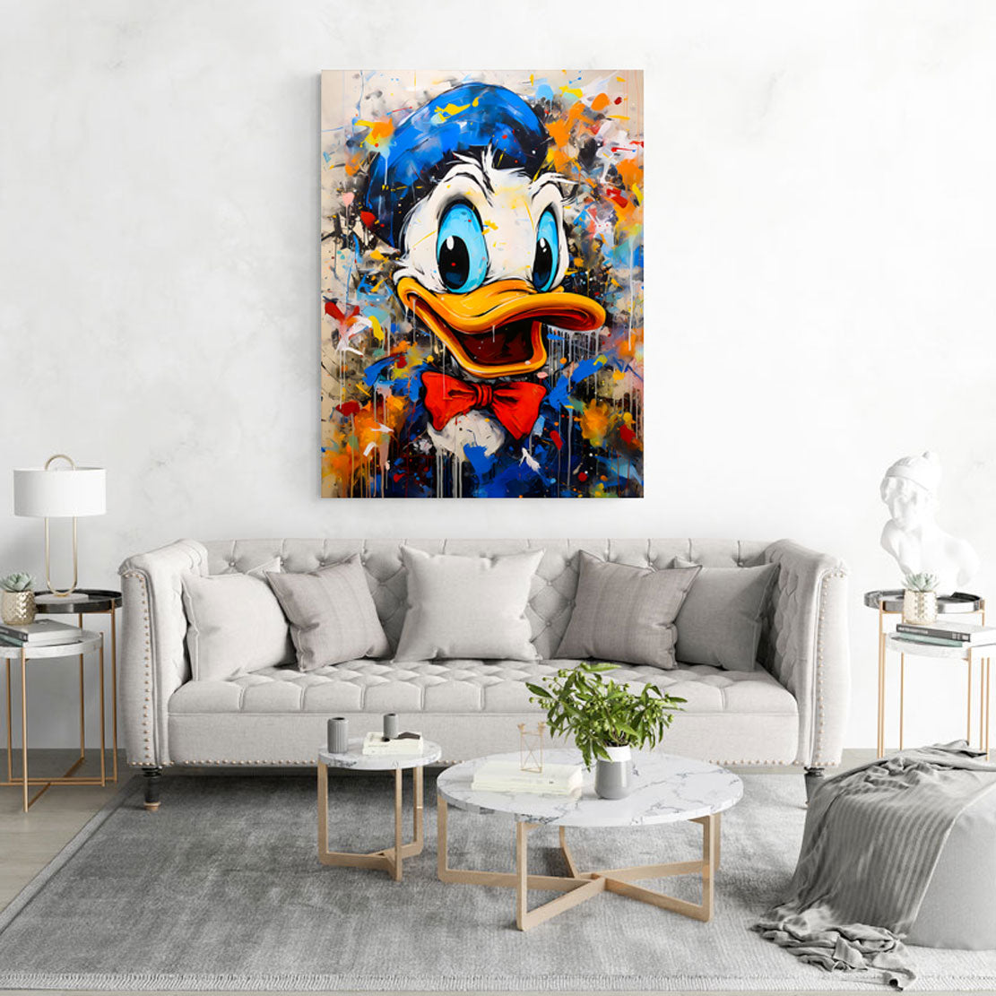 Wandbild Donald Abstrakt