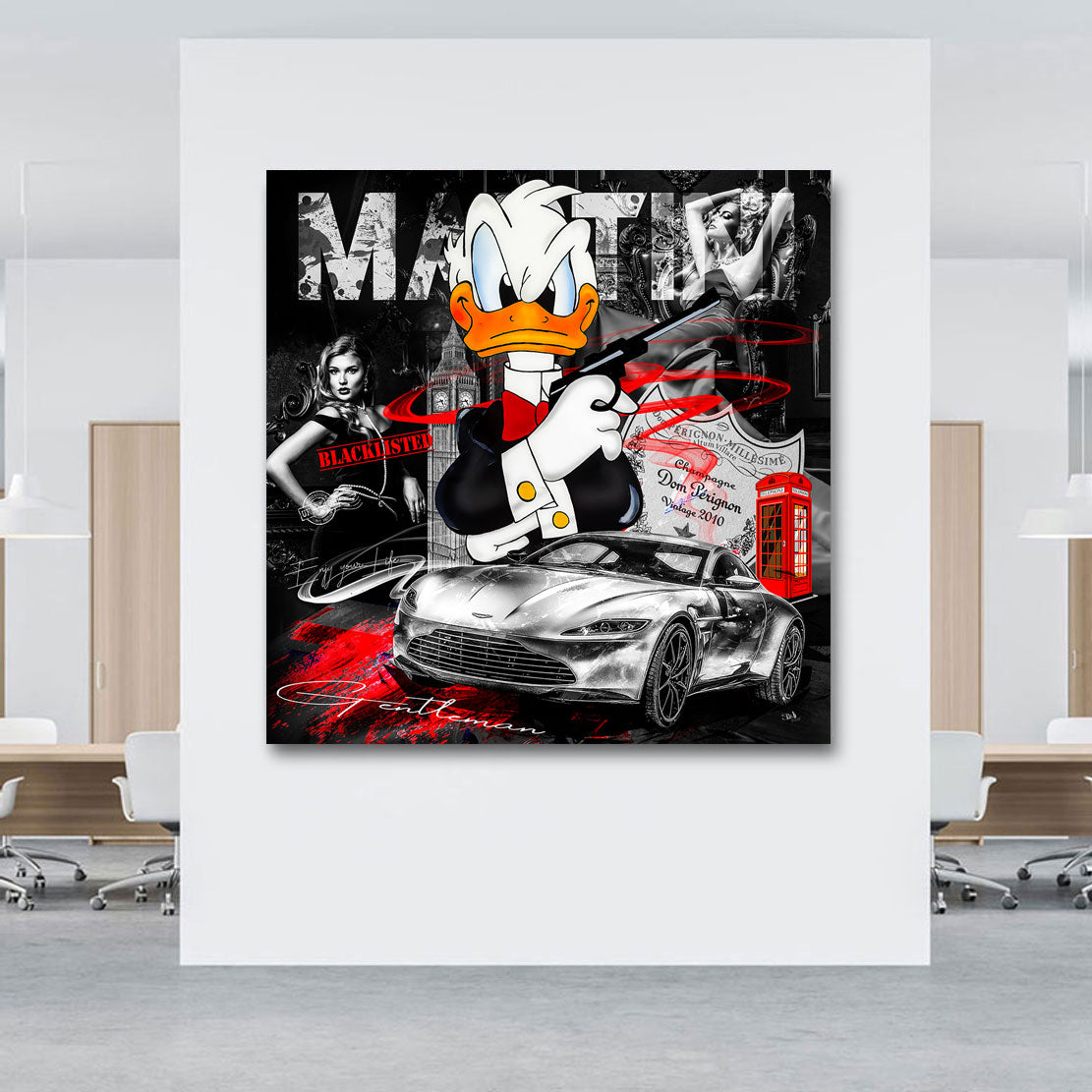 Pop Art Wandbild Donald Bond Modern