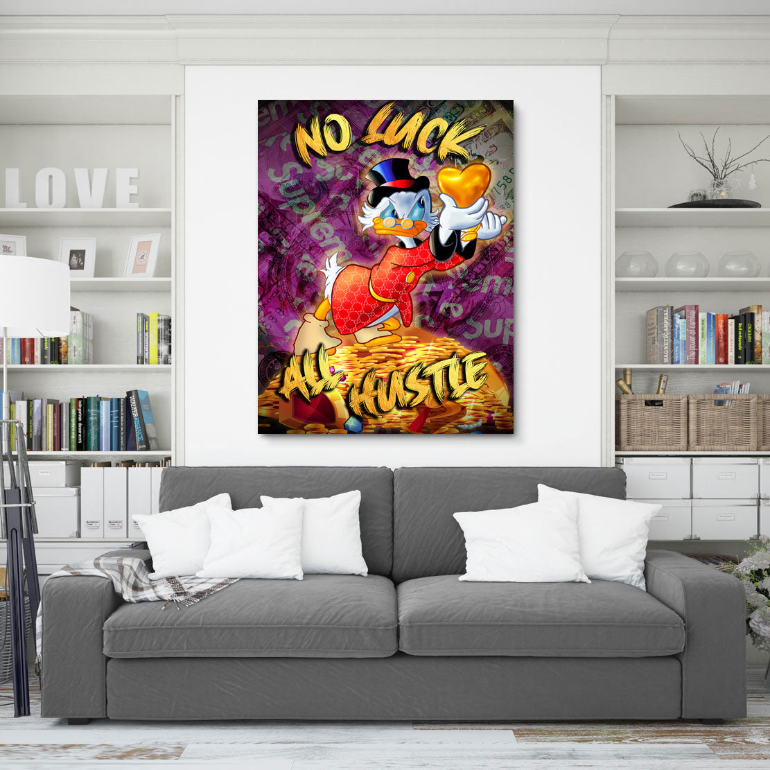 Pop Art Wandbild Dagobert Money