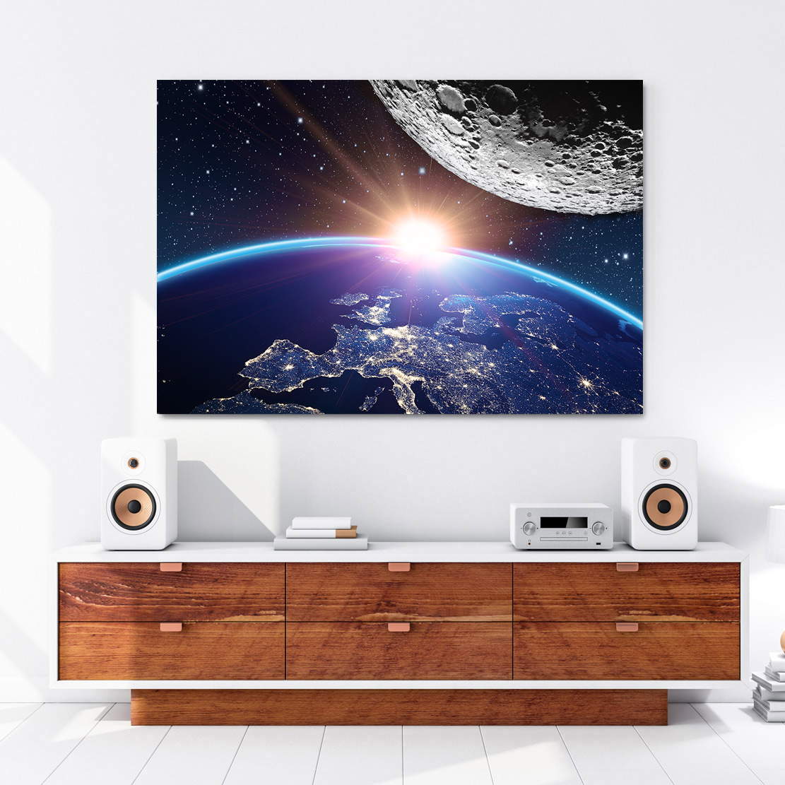 Wandbild Planet Erde
