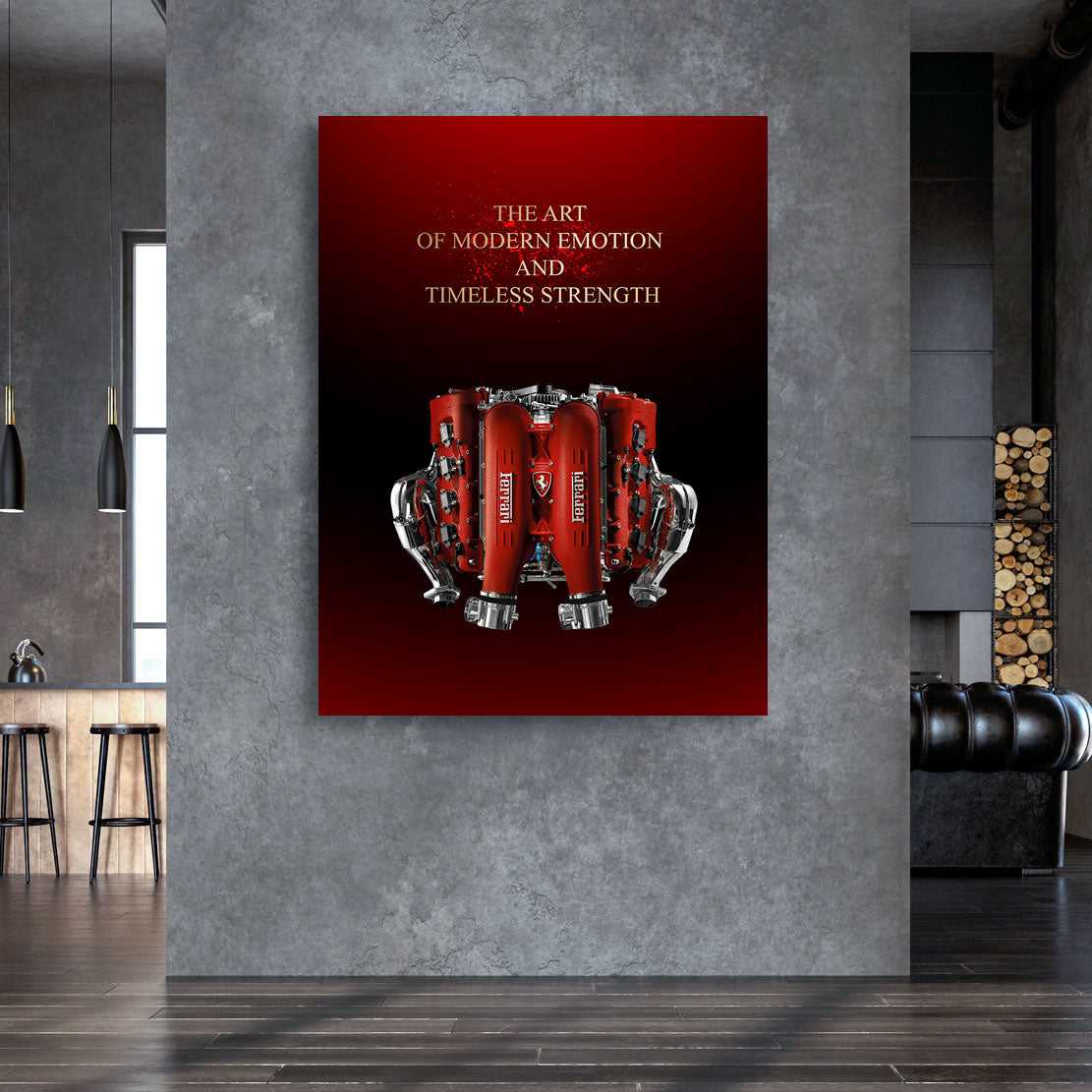 Ferrari Art of Emotion Wandbild