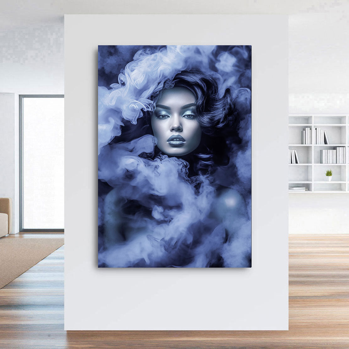 Erotisches Wandbild Smoking Woman