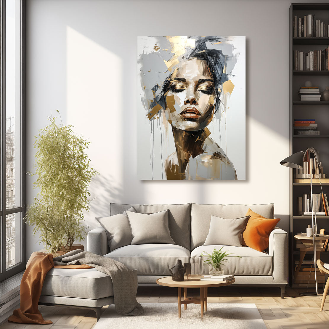 Wandbild Dark Beauty Abstrakt