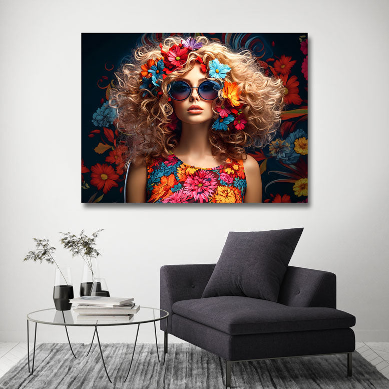 Modernes Wandbild Flower Power