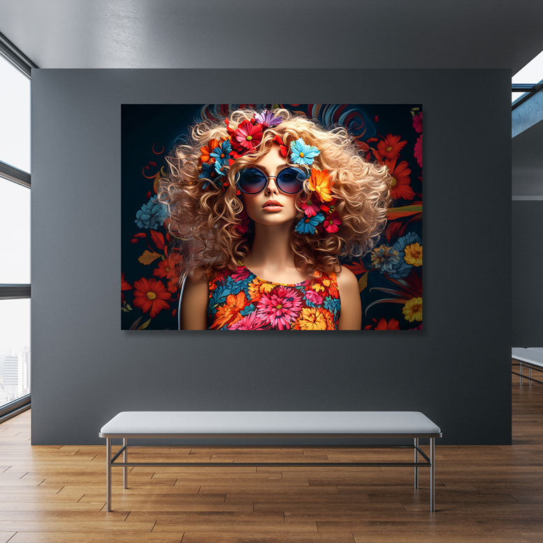 Modernes Wandbild Flower Power