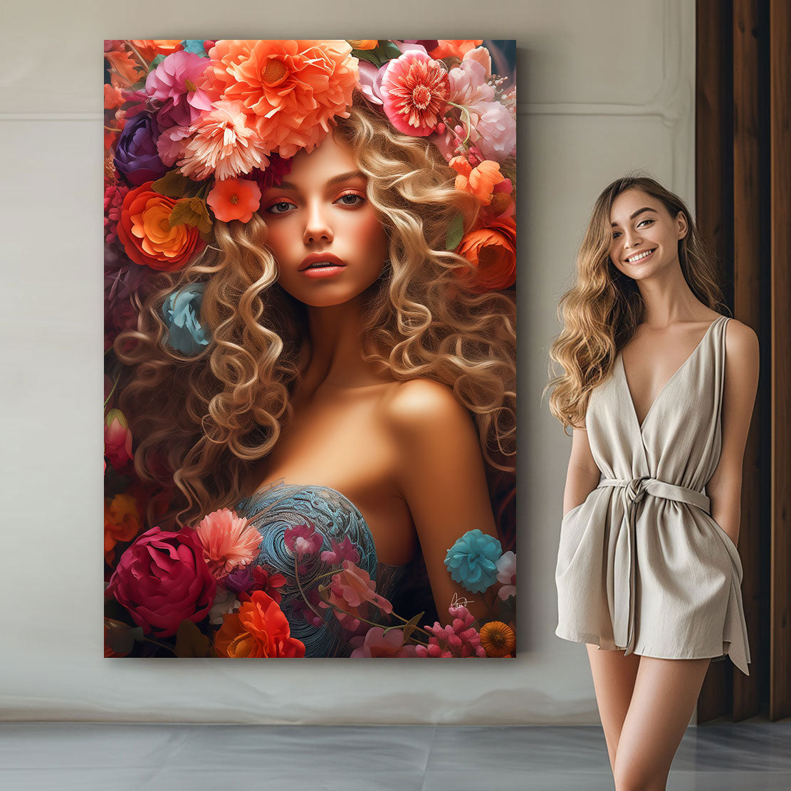 Flower Beauty Wandbild