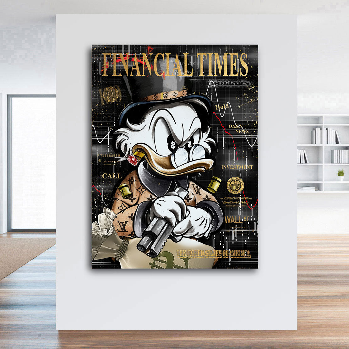 Pop Art Wandbild Dagobert Financial