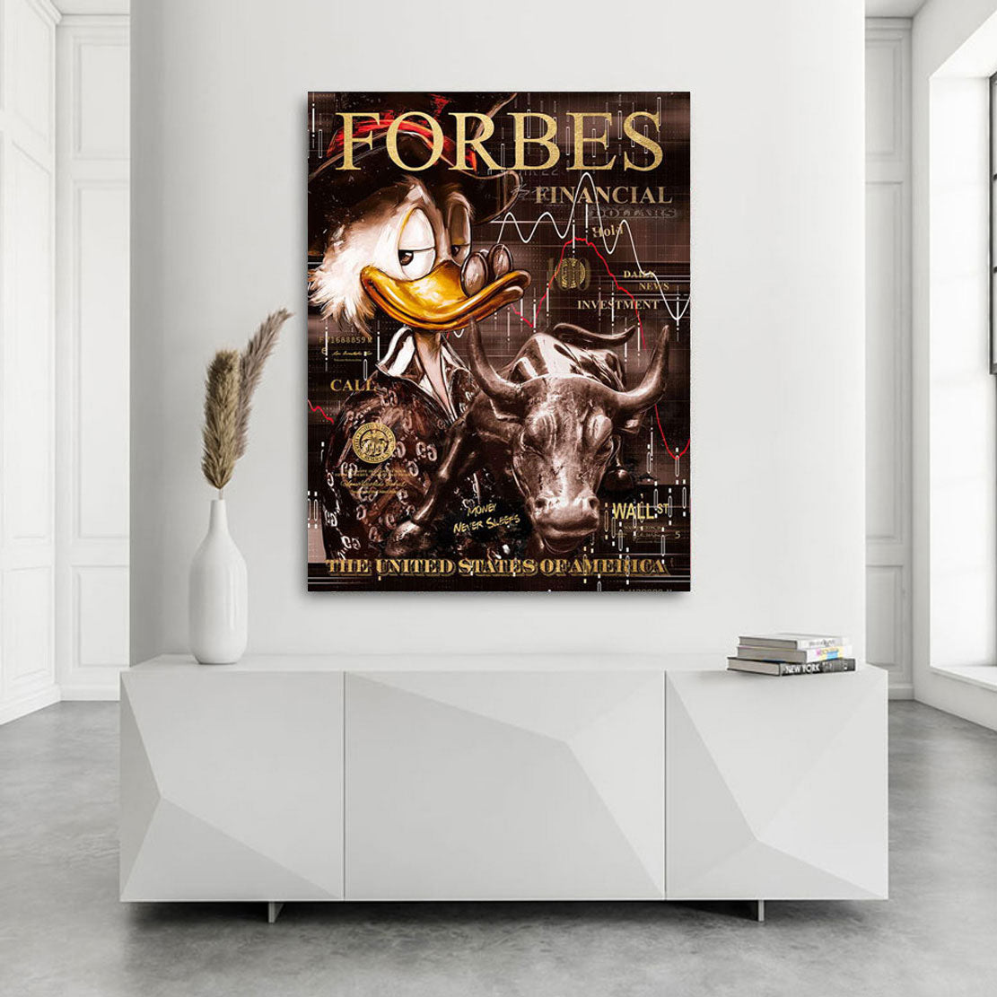 Pop Art Wandbild Dagobert Forbes Vintage Style