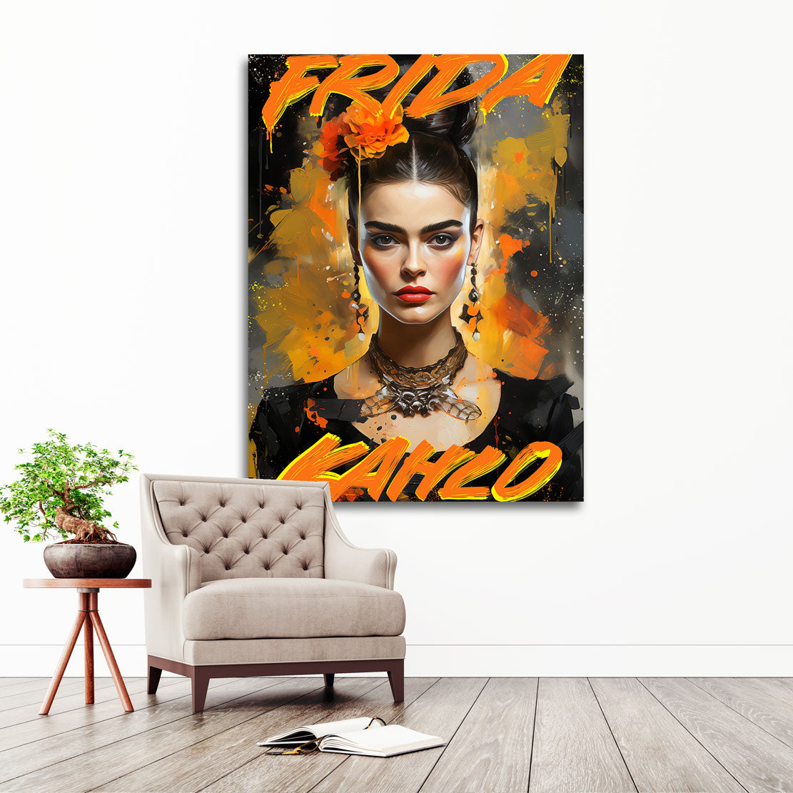 Wandbild Frida Pop Art