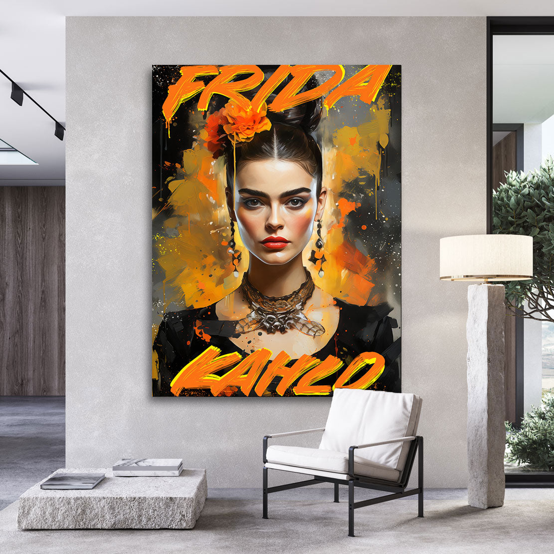 Wandbild Frida Pop Art