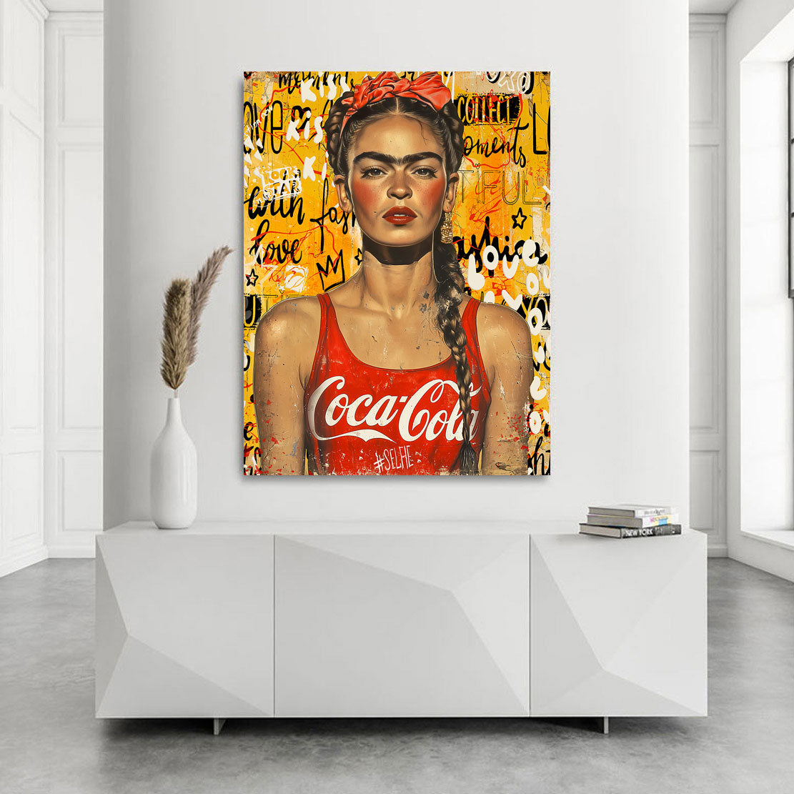Frida Kahlo Coke Wandbild