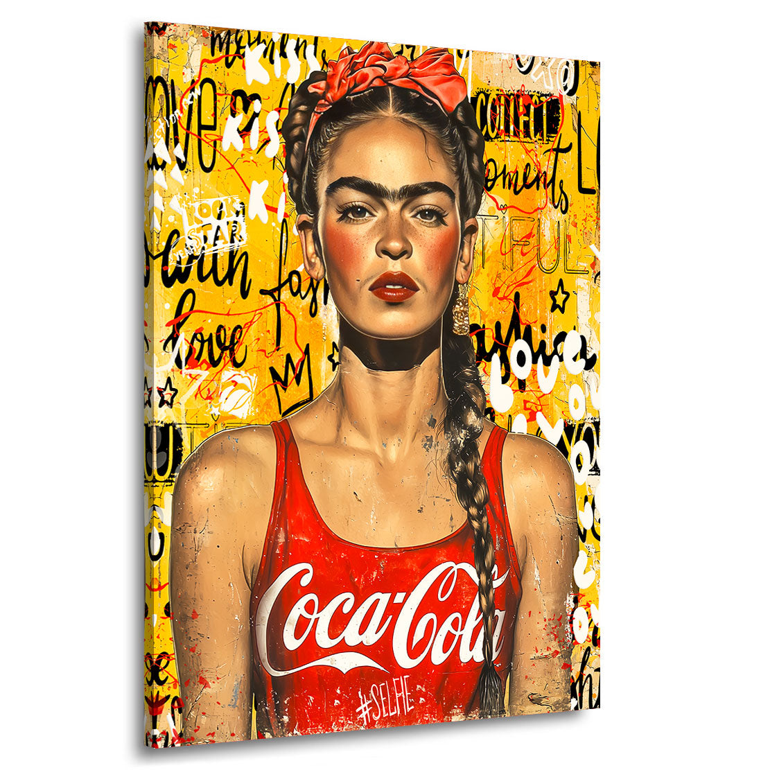 Frida Kahlo Coke Wandbild
