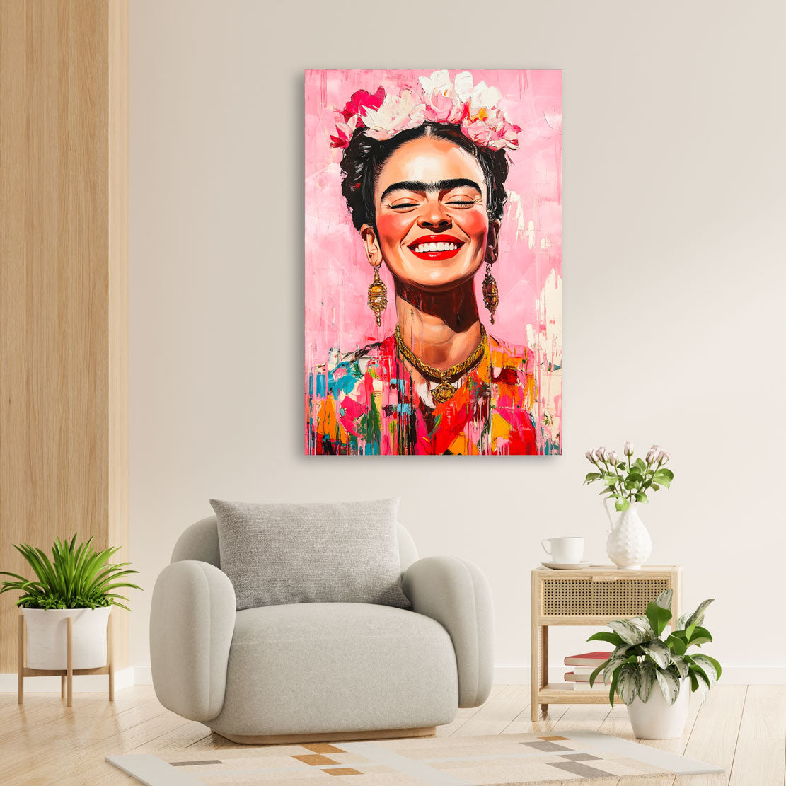 Frida Kahlo Viva Radiance Wandbild