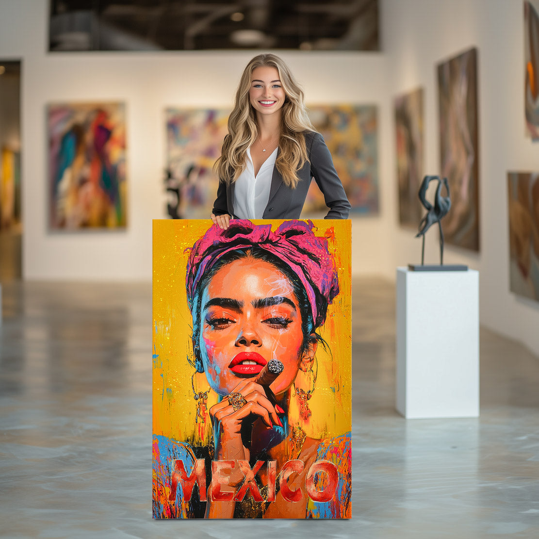 Frida Kahlo Mexico Wandbild