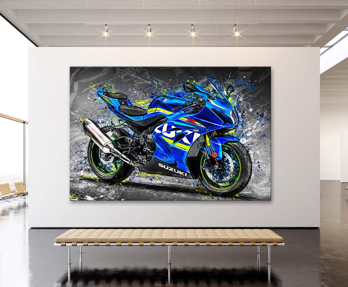 Wandbild Suzuki GSX R 1000