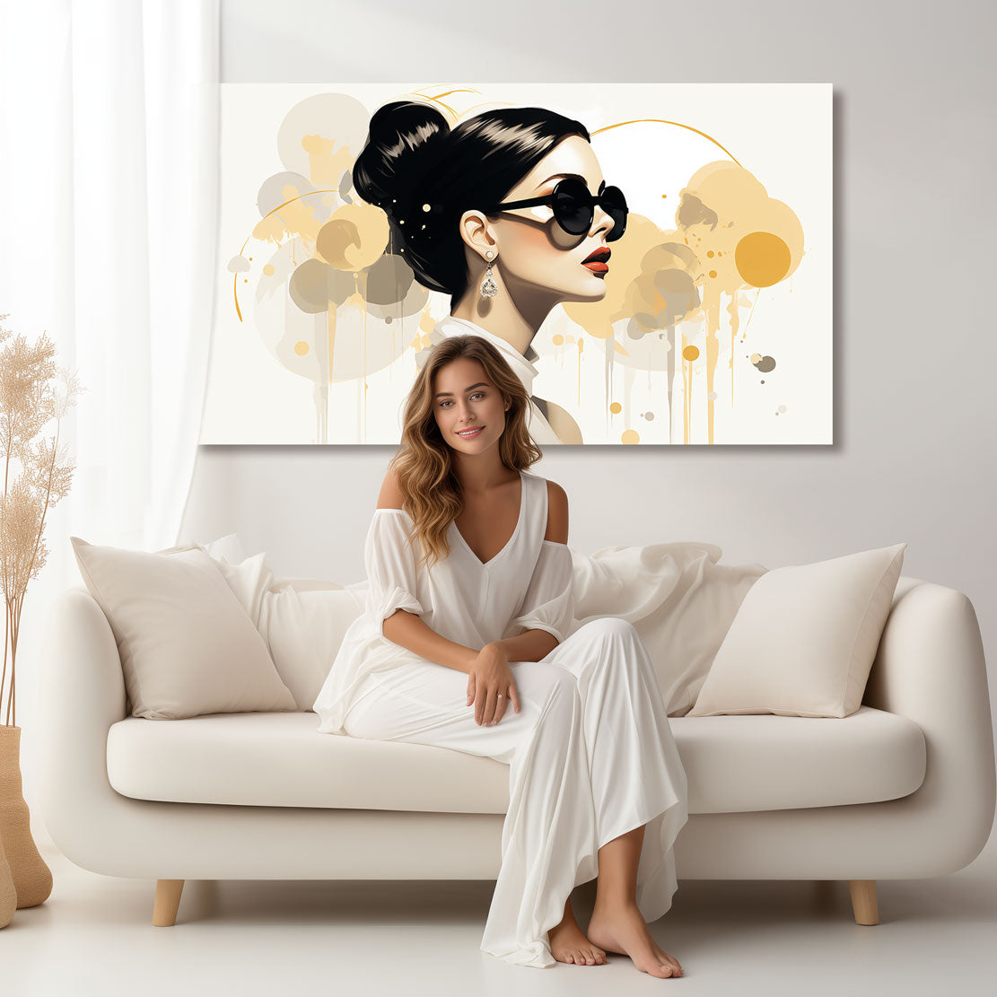 Wandbild Glamour Lady