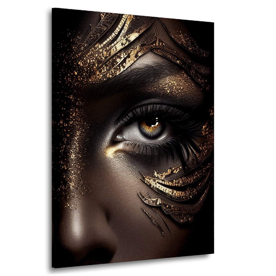 Leinwandbild African Golden Eye
