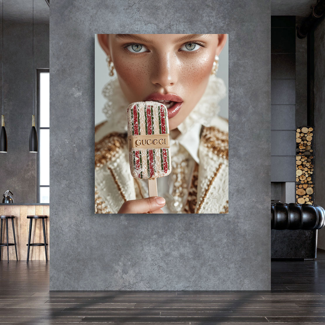 Gucci Ice Couture Wandbild
