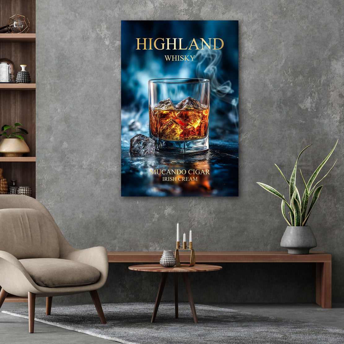 Highland Ice Reserve Wandbild