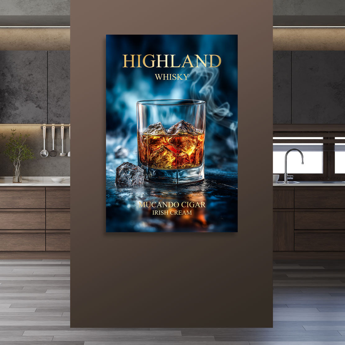 Highland Ice Reserve Wandbild