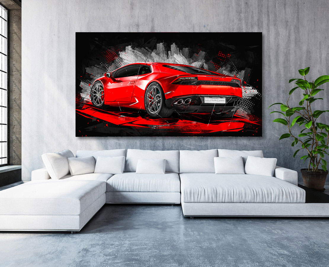 Auto Leinwandbild Lamborghini Huracan