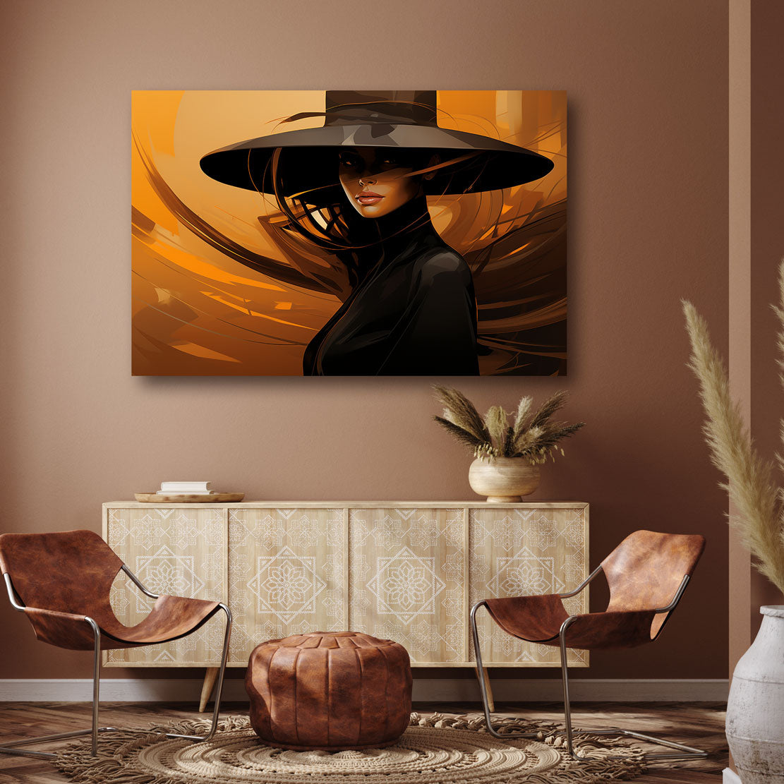 Wandbild Abstrakt Lady