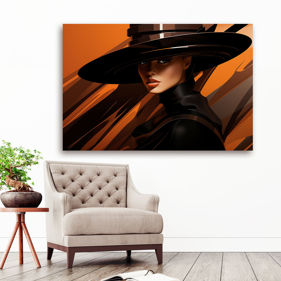 Wandbild Abstrakt Lady Style