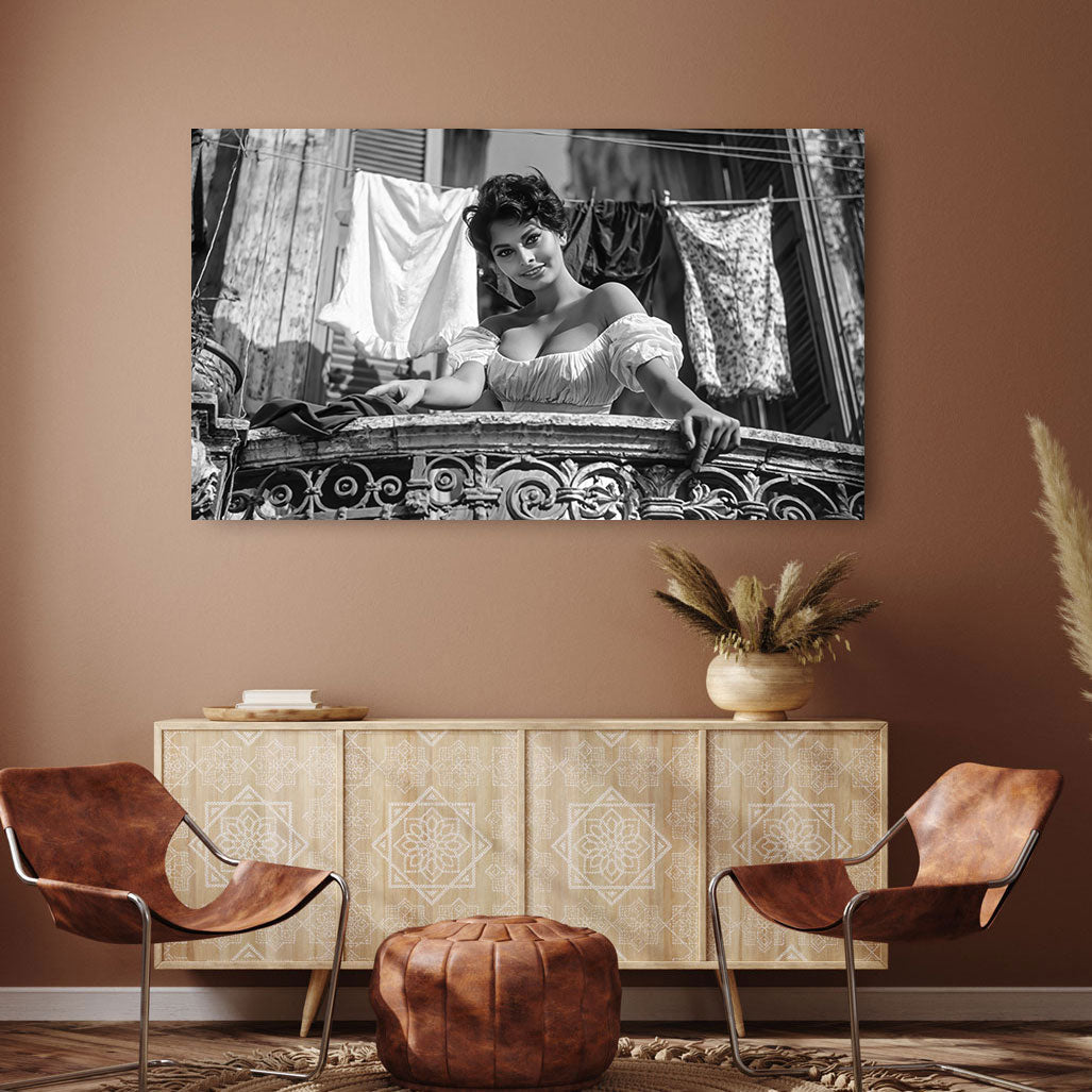 Sophia Loren Italia Wandbild