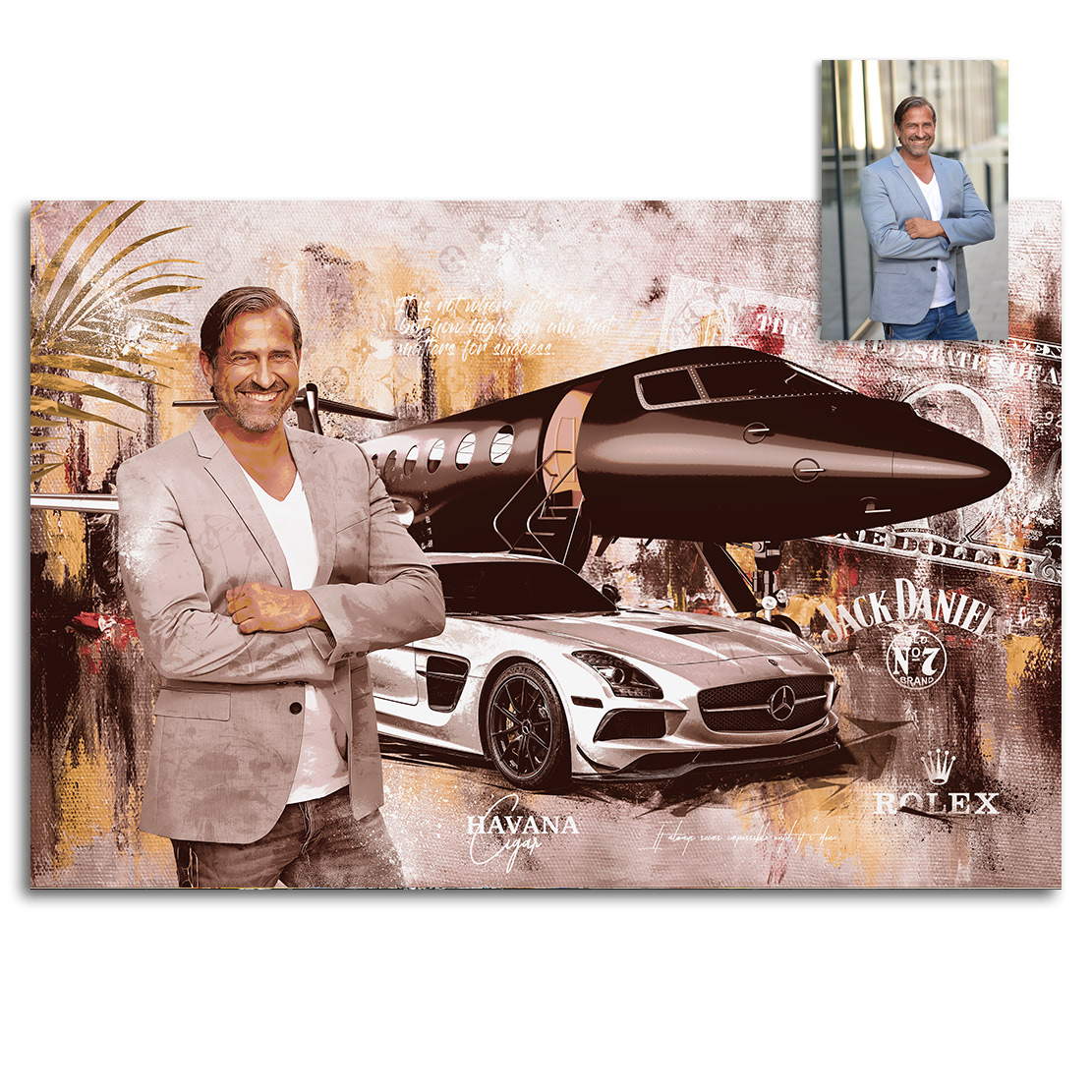 Wandbild Leinwandbild Sonderanfertigung Business People Stil1