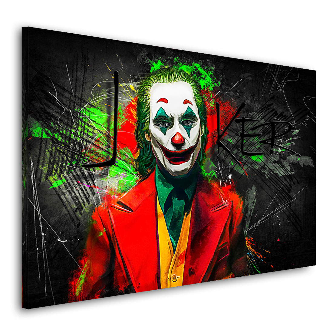Wandbild Joker abstrakt