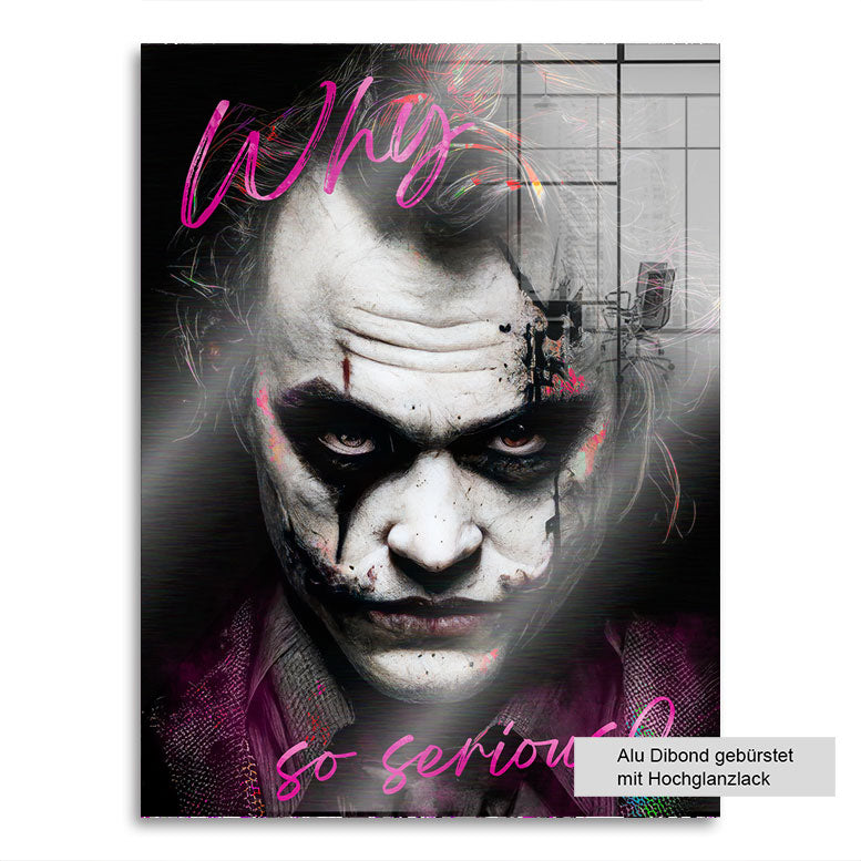 Joker Wandbild Why So Serious