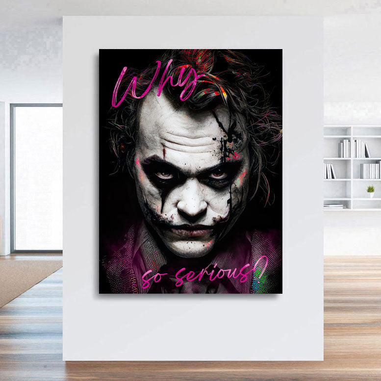 Joker Wandbild Why So Serious