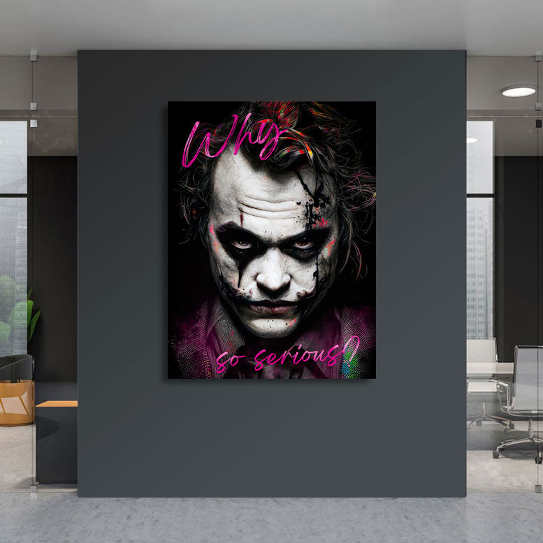 Joker Wandbild Why So Serious