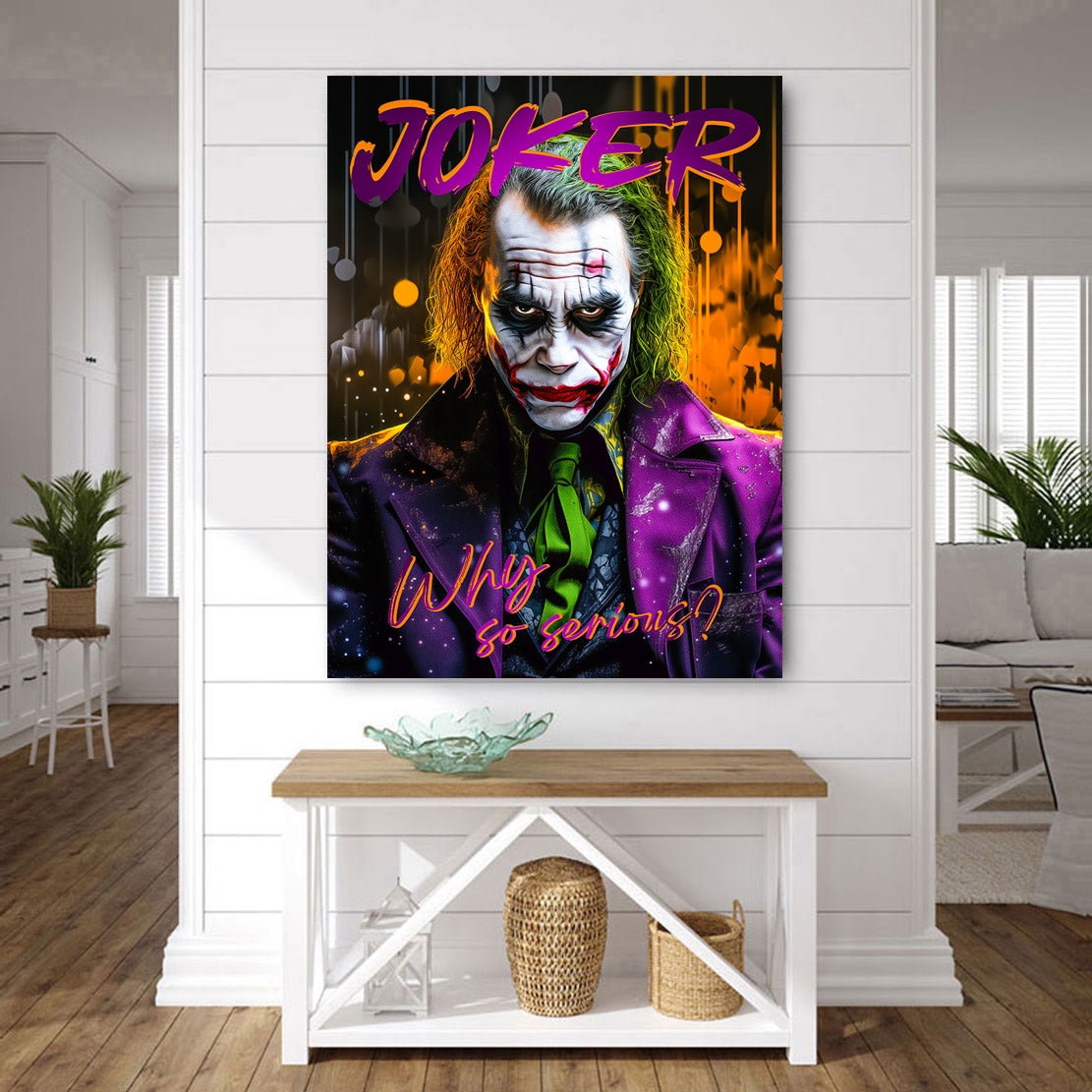 Joker Wandbild Why so serious?