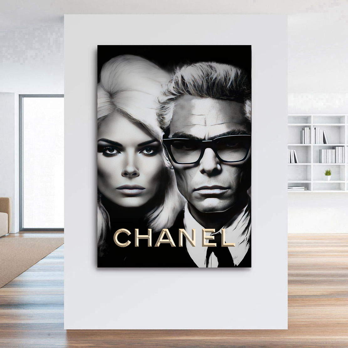 Lifestyle Leinwandbild Fashion Karl