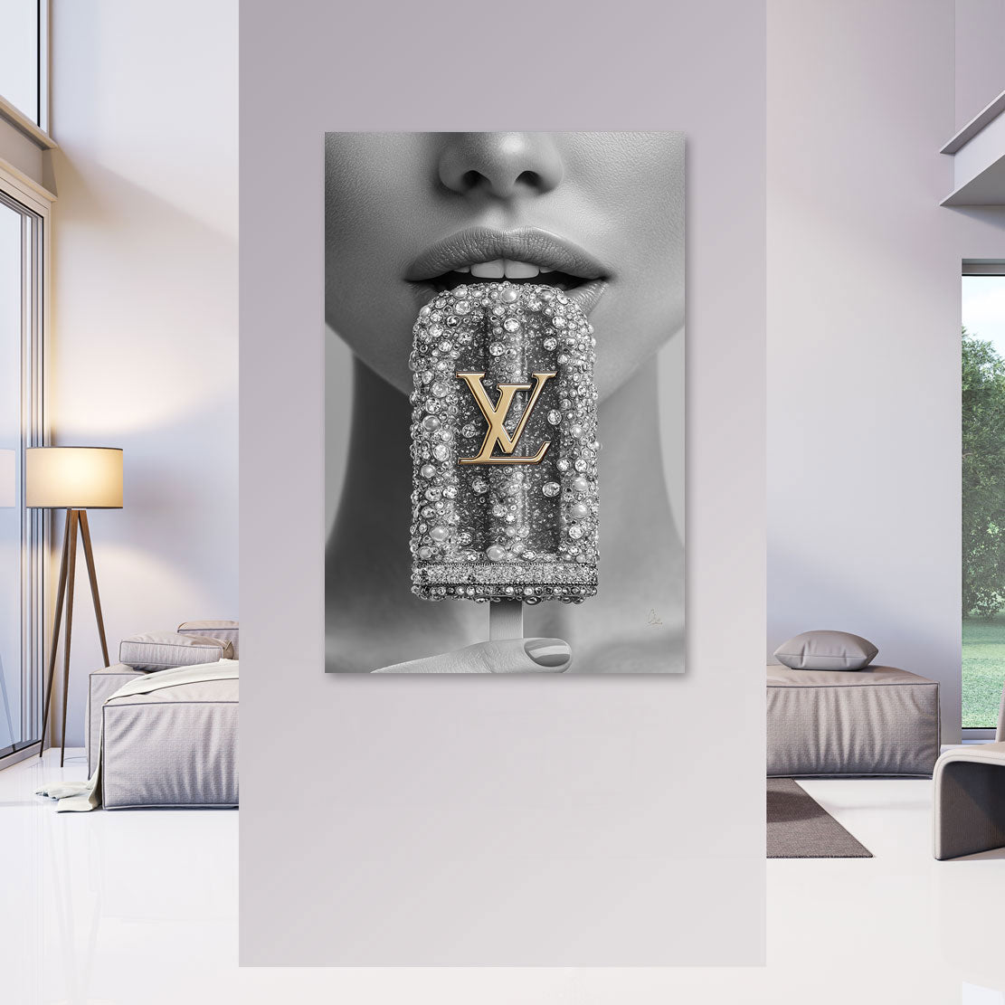 Diamond Luxe Indulgence Wandbild