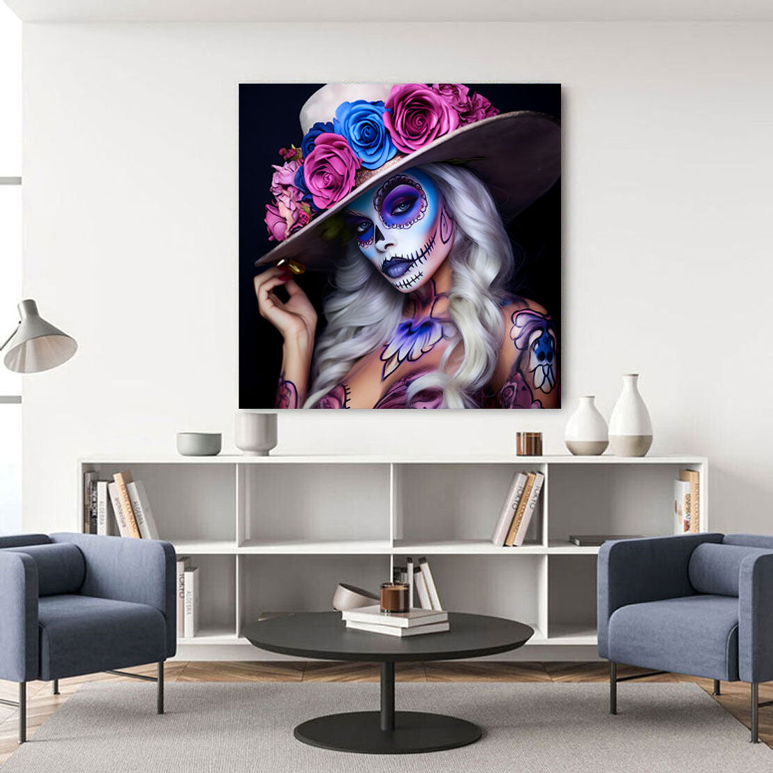 La Catrina Wandbild