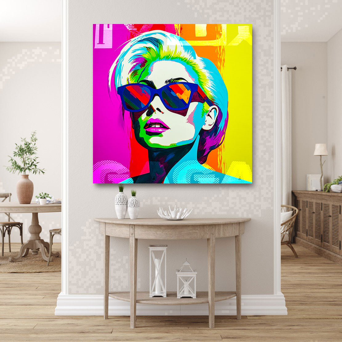 Pop Art Wandbild Lady G.