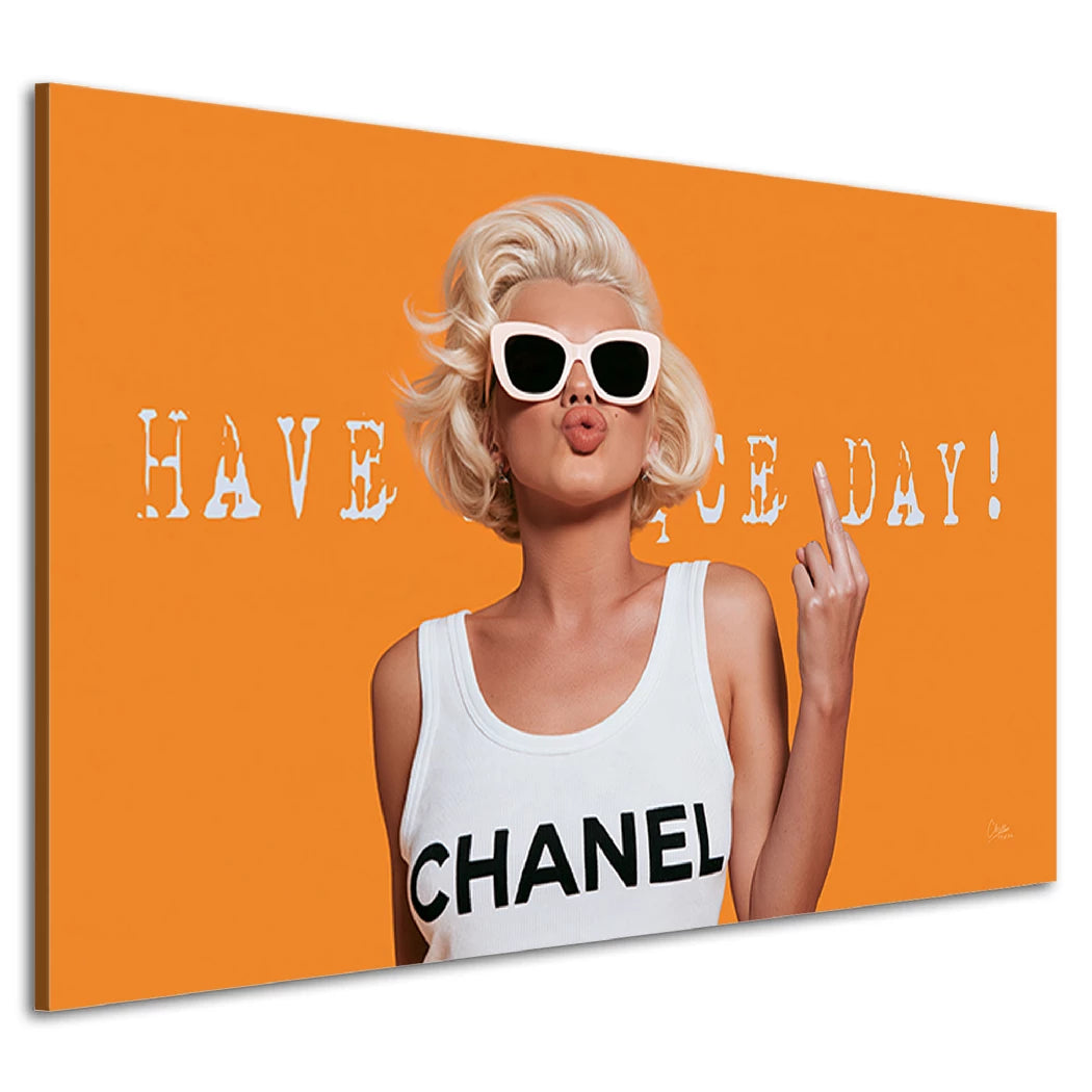 Marilyn Monroe Attitude Wandbild