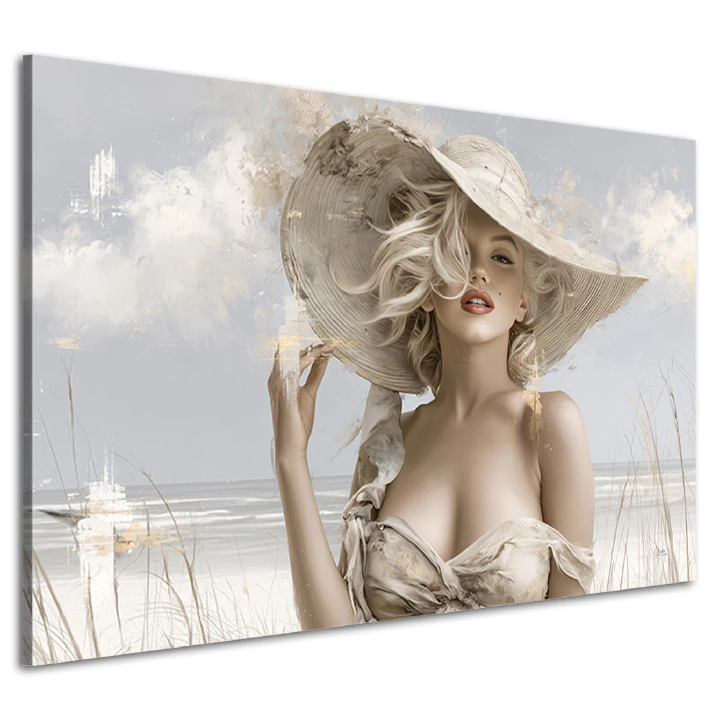 Marilyn Monroe Côte d’Azur Wandbild
