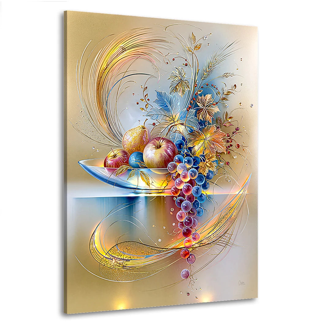 Goldene Früchte Sinfonie Wandbild