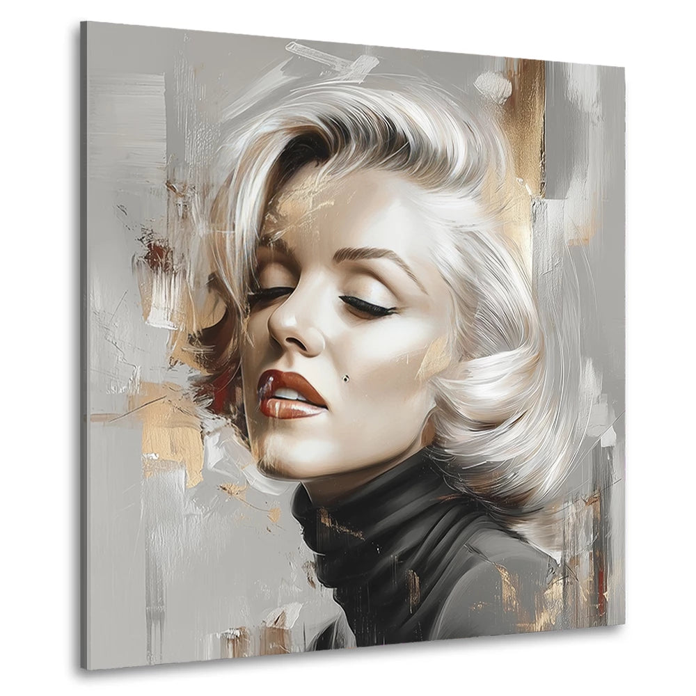Marilyn Monroe Elegance Abstrakt Wandbild