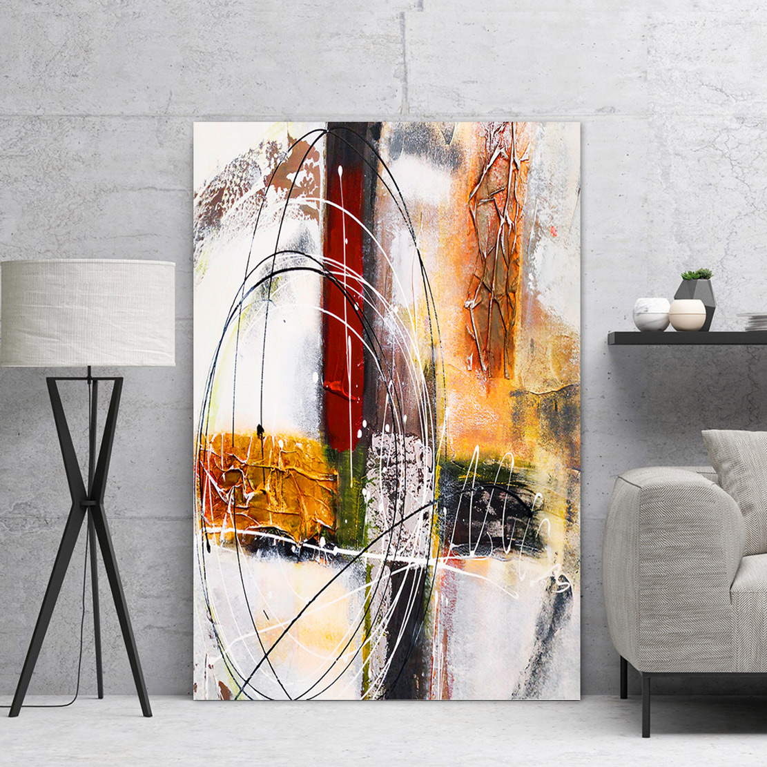 Wandbild Leinwandbild abstrakt Lines